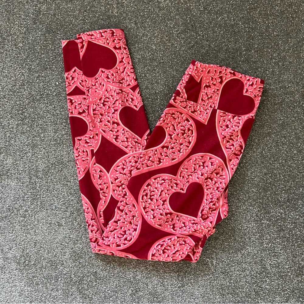 LulaRoe Heart Leggings